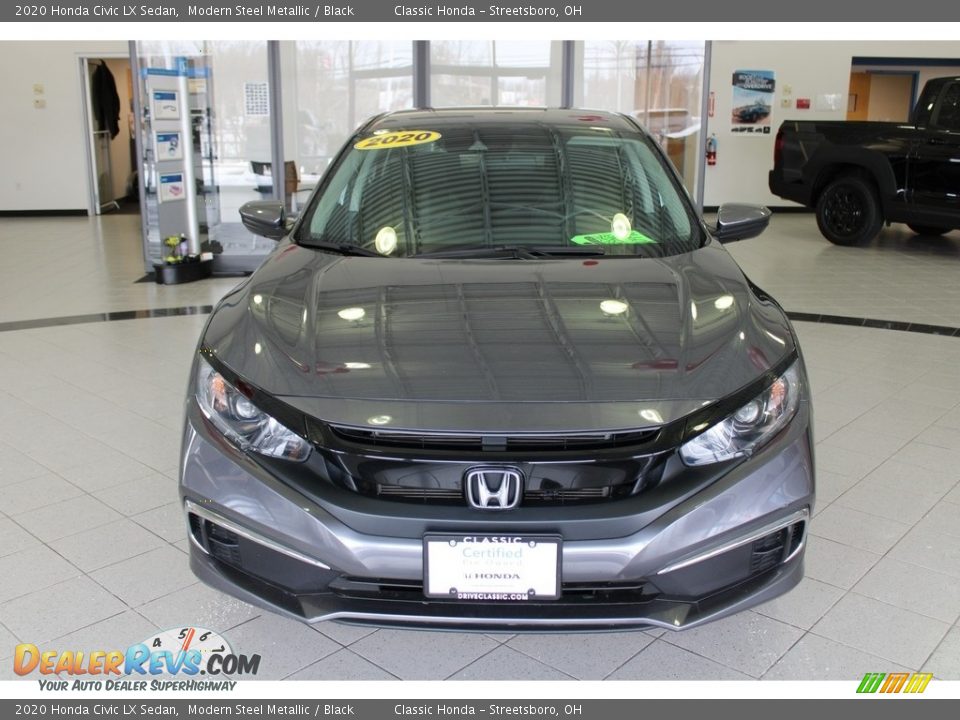 2020 Honda Civic LX Sedan Modern Steel Metallic / Black Photo #2