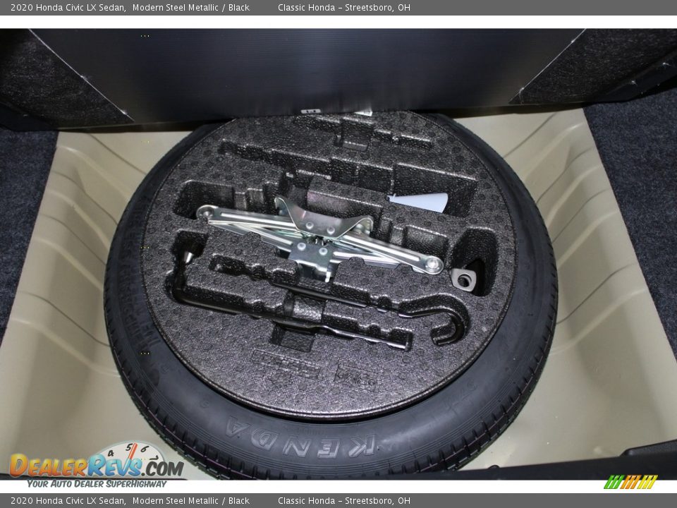 2020 Honda Civic LX Sedan Modern Steel Metallic / Black Photo #21