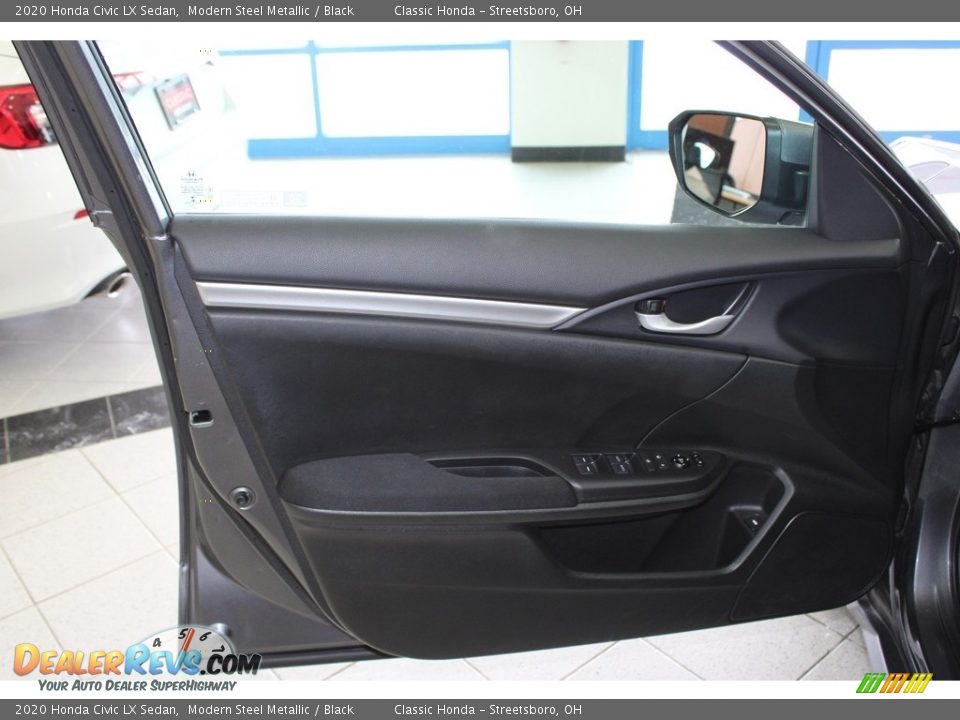 2020 Honda Civic LX Sedan Modern Steel Metallic / Black Photo #25