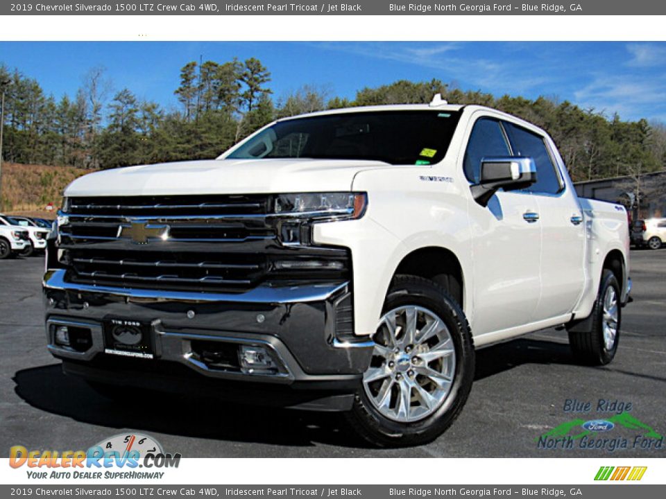 2019 Chevrolet Silverado 1500 LTZ Crew Cab 4WD Iridescent Pearl Tricoat / Jet Black Photo #1