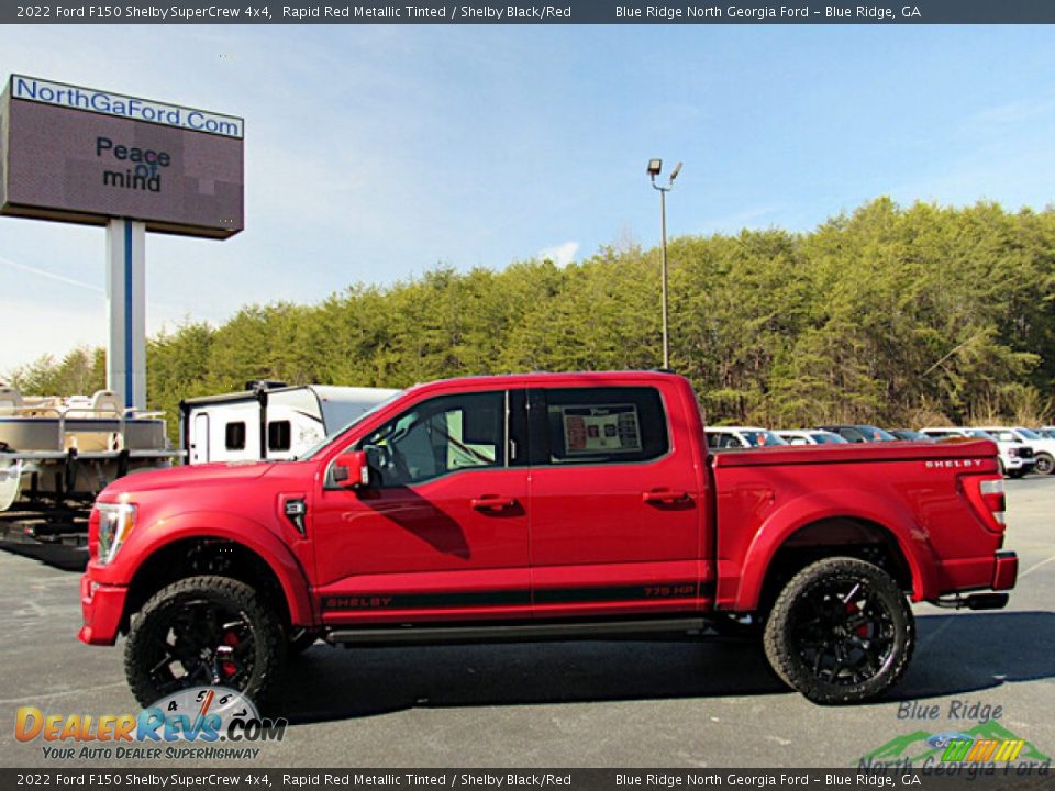 Rapid Red Metallic Tinted 2022 Ford F150 Shelby SuperCrew 4x4 Photo #2