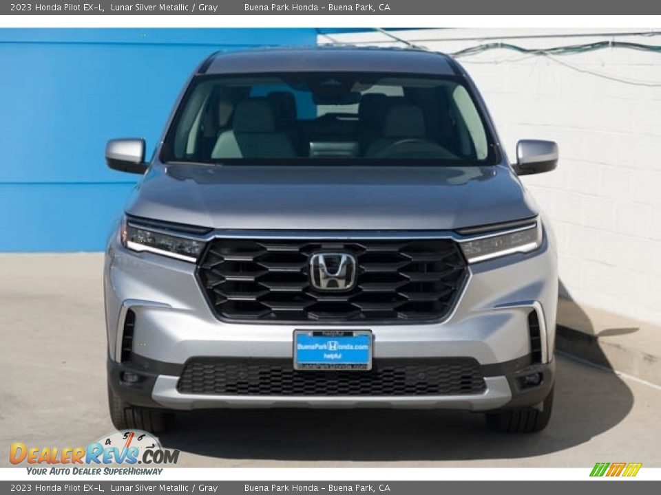 2023 Honda Pilot EX-L Lunar Silver Metallic / Gray Photo #3