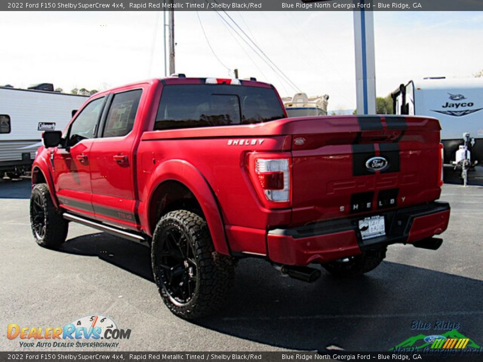 2022 Ford F150 Shelby SuperCrew 4x4 Rapid Red Metallic Tinted / Shelby Black/Red Photo #3