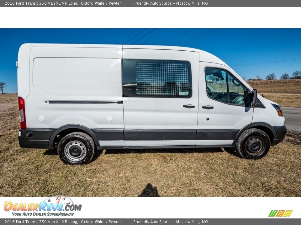 2016 Ford Transit 350 Van XL MR Long Oxford White / Pewter Photo #3