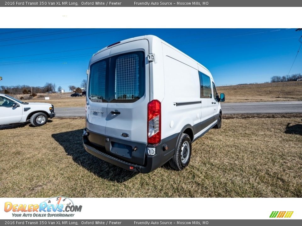 2016 Ford Transit 350 Van XL MR Long Oxford White / Pewter Photo #4