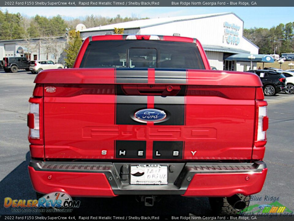 2022 Ford F150 Shelby SuperCrew 4x4 Rapid Red Metallic Tinted / Shelby Black/Red Photo #5