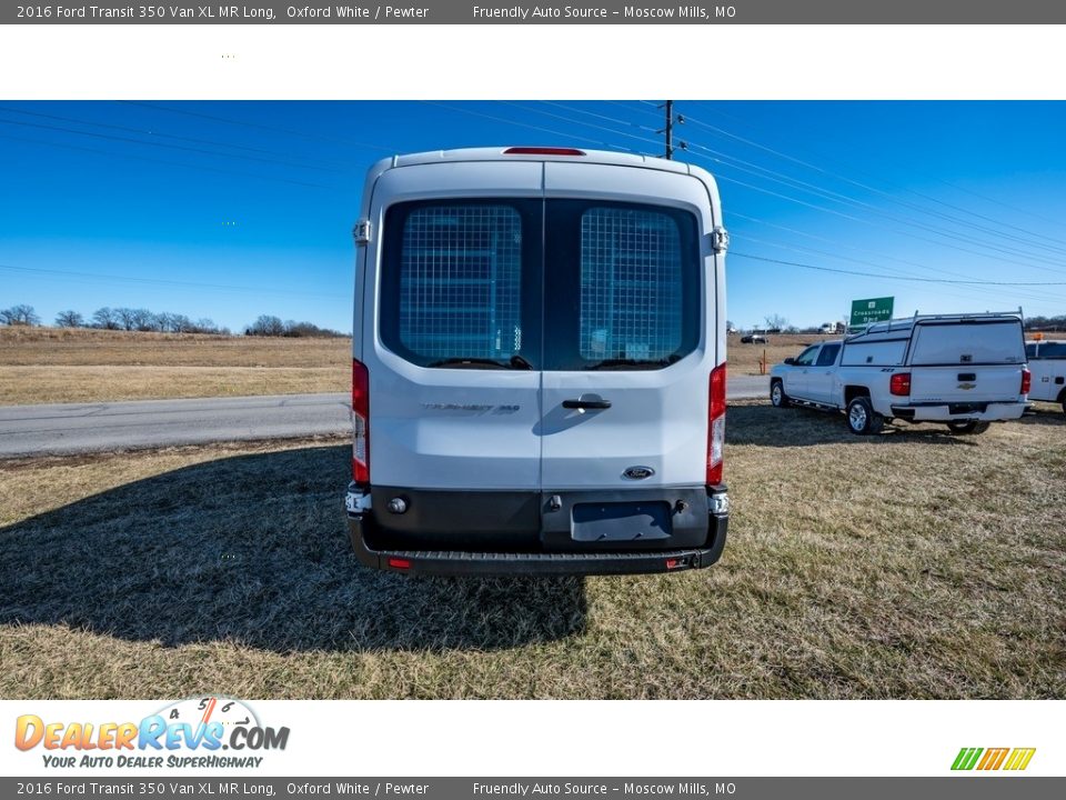 2016 Ford Transit 350 Van XL MR Long Oxford White / Pewter Photo #5