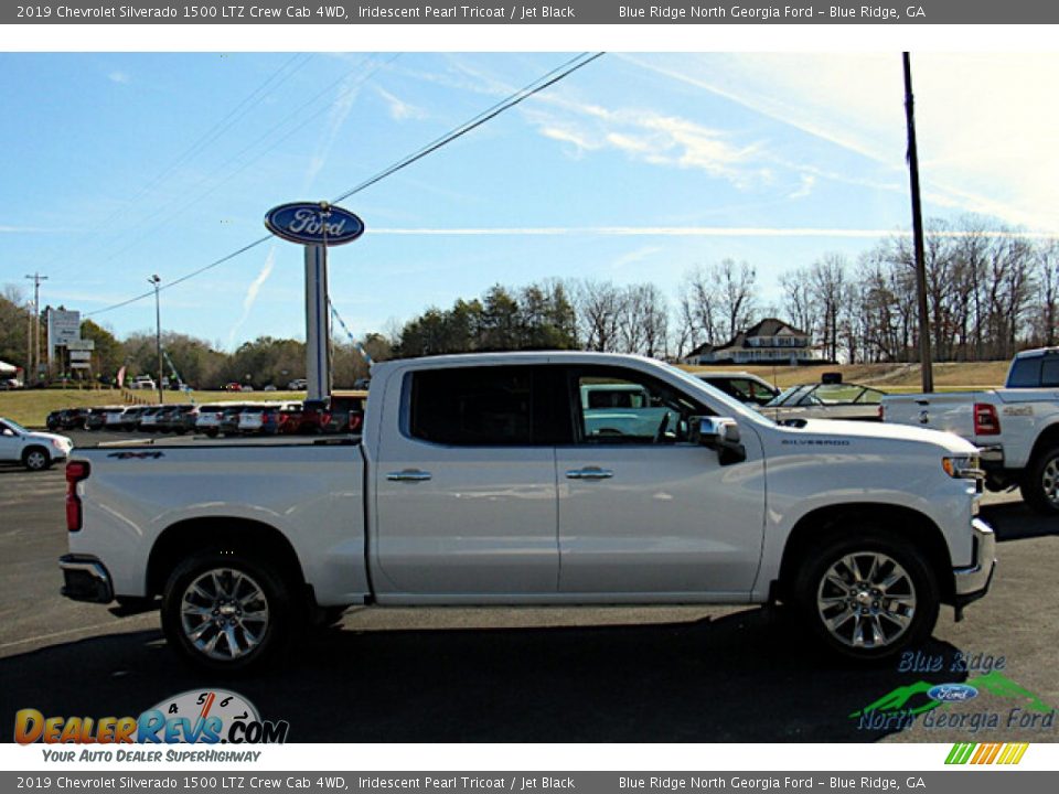 2019 Chevrolet Silverado 1500 LTZ Crew Cab 4WD Iridescent Pearl Tricoat / Jet Black Photo #6