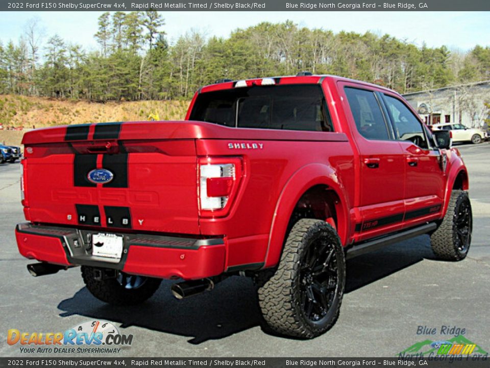 2022 Ford F150 Shelby SuperCrew 4x4 Rapid Red Metallic Tinted / Shelby Black/Red Photo #6