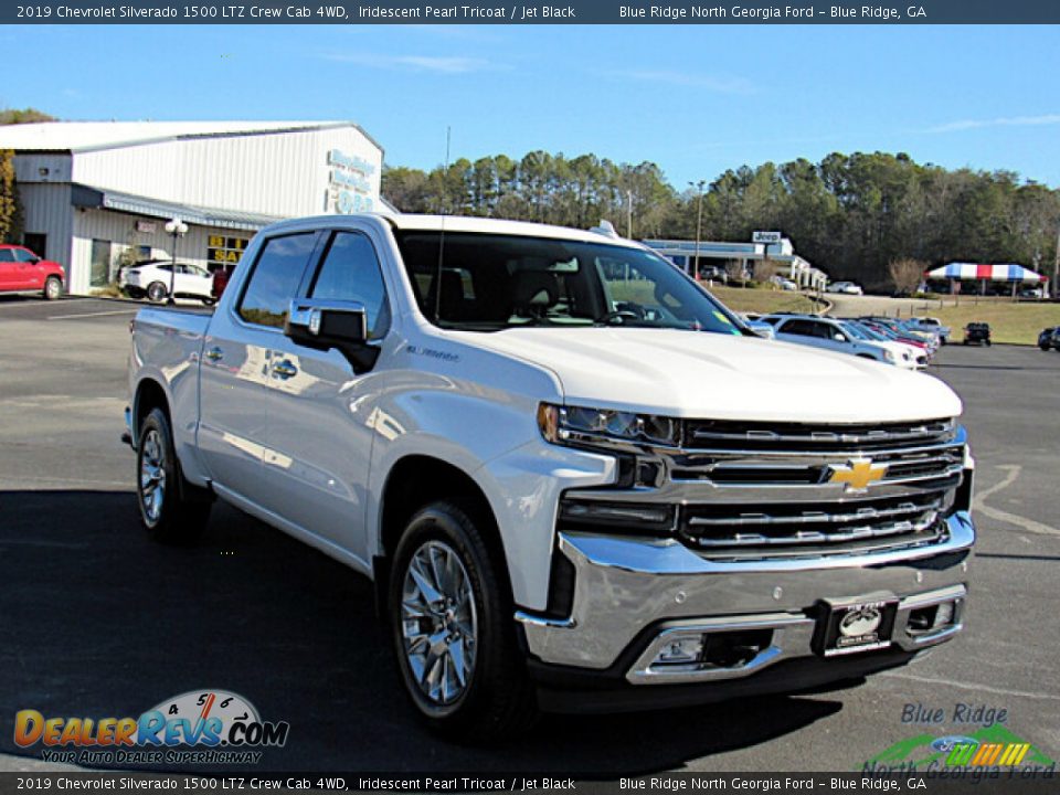 2019 Chevrolet Silverado 1500 LTZ Crew Cab 4WD Iridescent Pearl Tricoat / Jet Black Photo #7