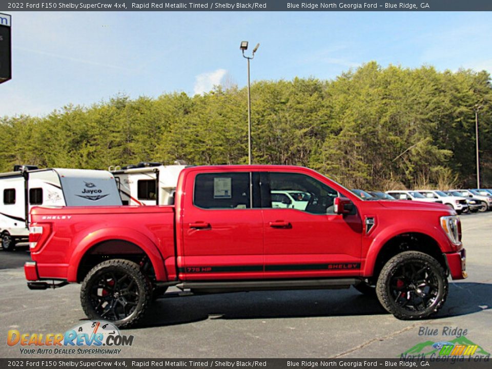 2022 Ford F150 Shelby SuperCrew 4x4 Rapid Red Metallic Tinted / Shelby Black/Red Photo #7
