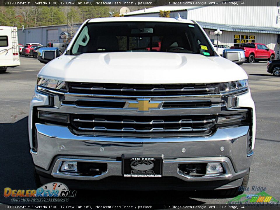 2019 Chevrolet Silverado 1500 LTZ Crew Cab 4WD Iridescent Pearl Tricoat / Jet Black Photo #8