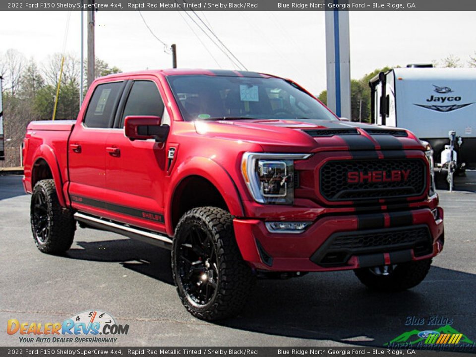 2022 Ford F150 Shelby SuperCrew 4x4 Rapid Red Metallic Tinted / Shelby Black/Red Photo #8