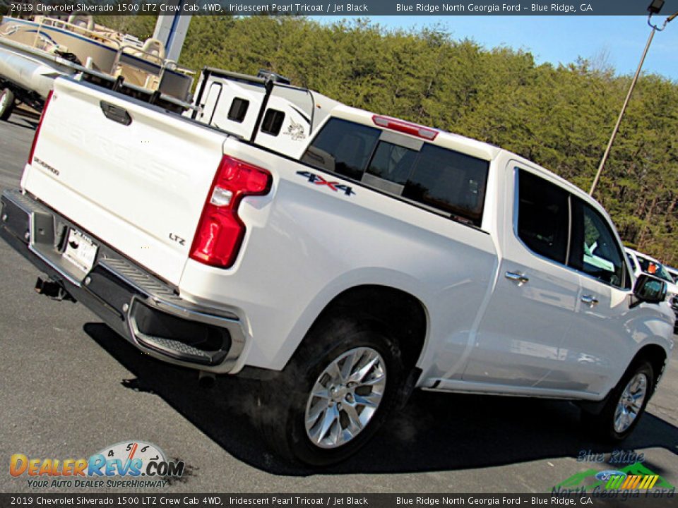 2019 Chevrolet Silverado 1500 LTZ Crew Cab 4WD Iridescent Pearl Tricoat / Jet Black Photo #27