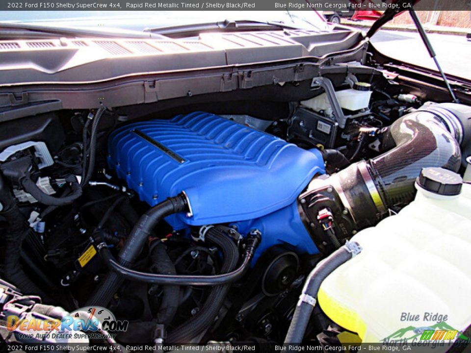2022 Ford F150 Shelby SuperCrew 4x4 5.0 Liter Supercharged DOHC 32-Valve Ti-VCT V8 Engine Photo #30