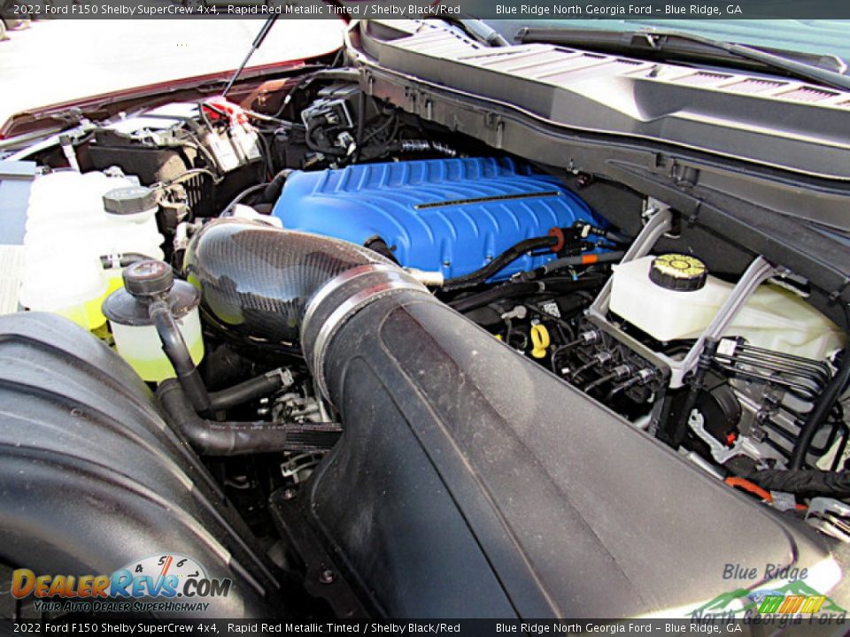 2022 Ford F150 Shelby SuperCrew 4x4 5.0 Liter Supercharged DOHC 32-Valve Ti-VCT V8 Engine Photo #32