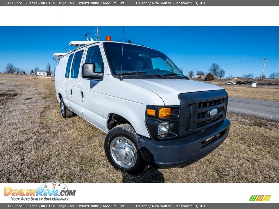 2014 Ford E-Series Van E150 Cargo Van Oxford White / Medium Flint Photo #1