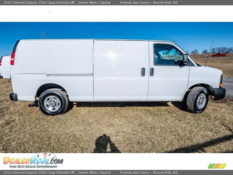 2014 Chevrolet Express 3500 Cargo Extended WT Summit White / Neutral Photo #3