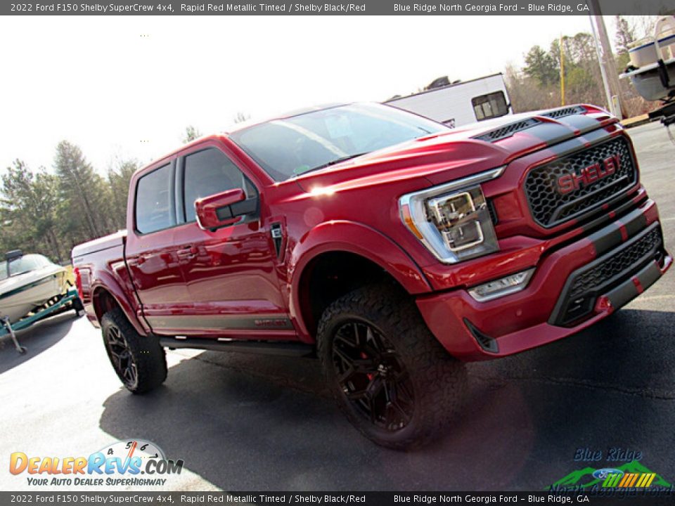 2022 Ford F150 Shelby SuperCrew 4x4 Rapid Red Metallic Tinted / Shelby Black/Red Photo #35