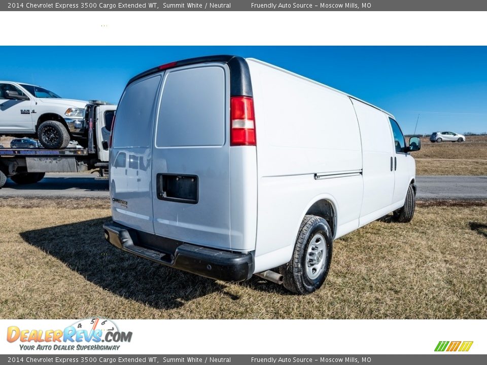 2014 Chevrolet Express 3500 Cargo Extended WT Summit White / Neutral Photo #4