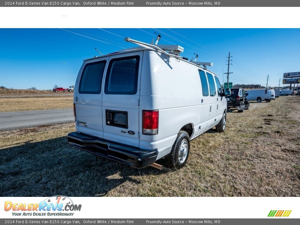 2014 Ford E-Series Van E150 Cargo Van Oxford White / Medium Flint Photo #4