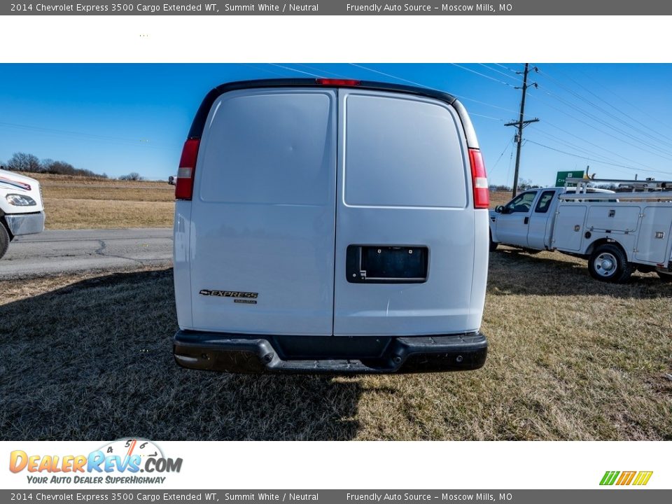 2014 Chevrolet Express 3500 Cargo Extended WT Summit White / Neutral Photo #5