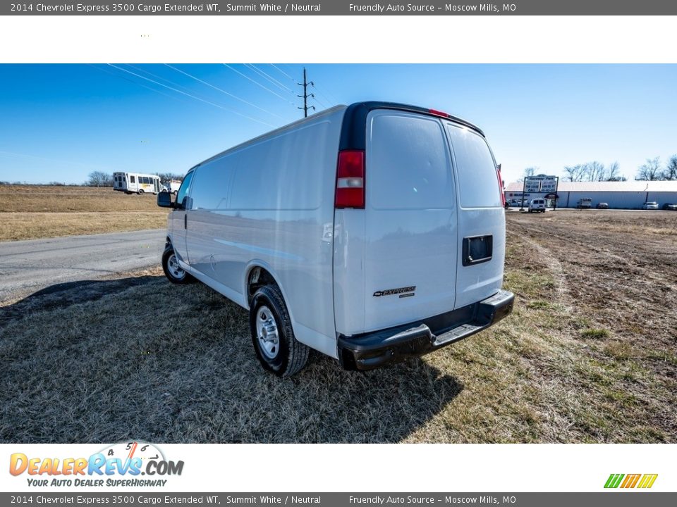 2014 Chevrolet Express 3500 Cargo Extended WT Summit White / Neutral Photo #6