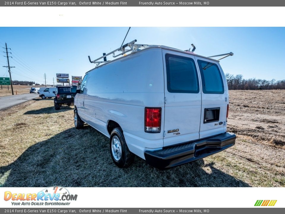 2014 Ford E-Series Van E150 Cargo Van Oxford White / Medium Flint Photo #6