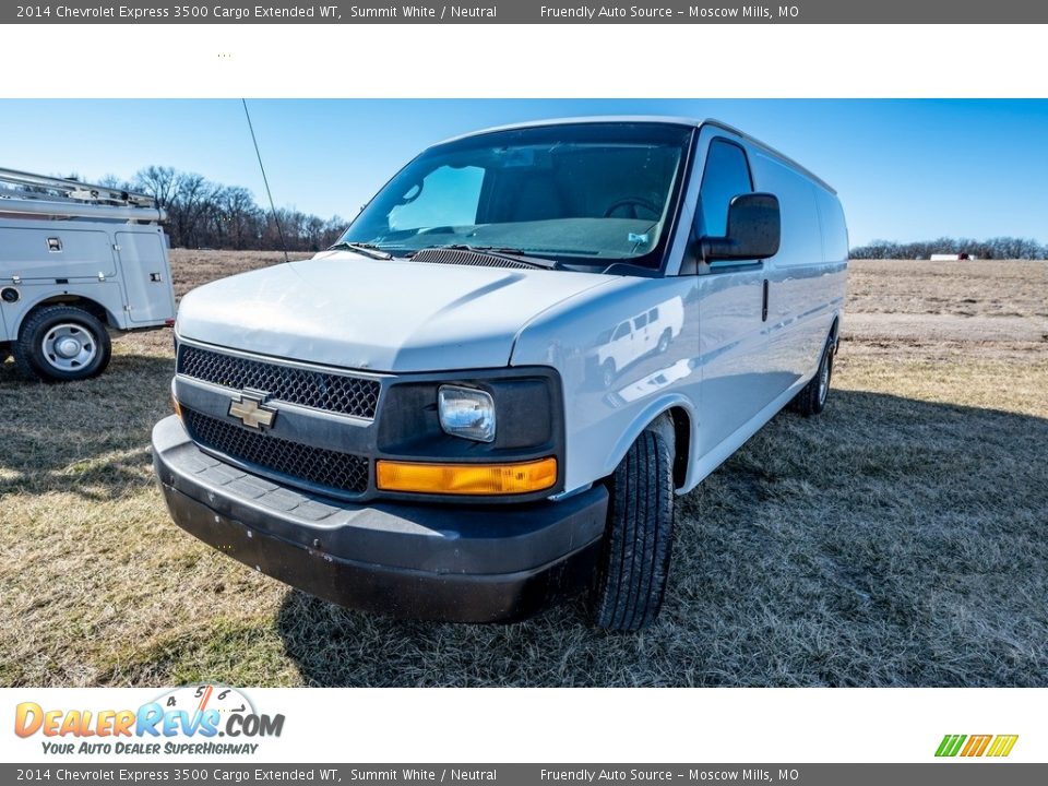 2014 Chevrolet Express 3500 Cargo Extended WT Summit White / Neutral Photo #8