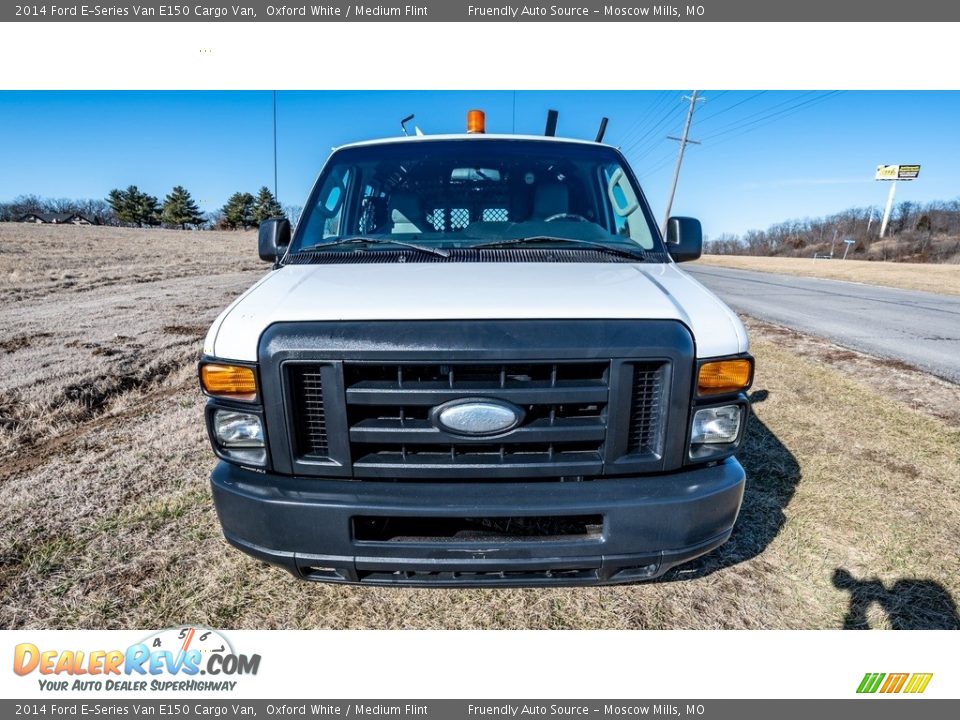 2014 Ford E-Series Van E150 Cargo Van Oxford White / Medium Flint Photo #9