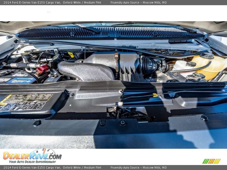 2014 Ford E-Series Van E150 Cargo Van Oxford White / Medium Flint Photo #16