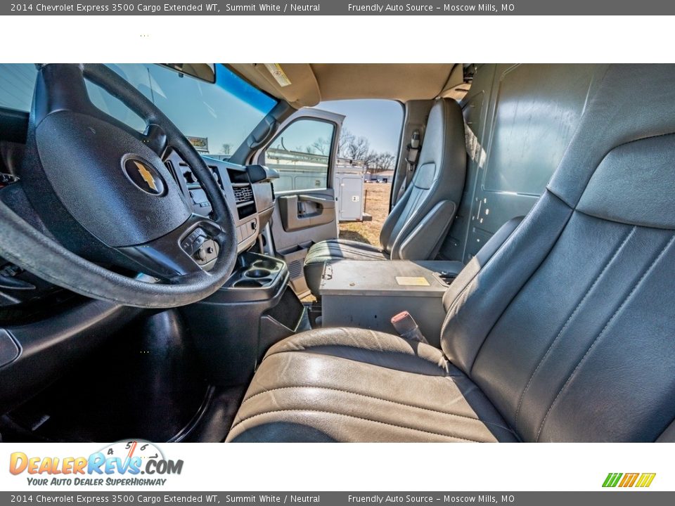 2014 Chevrolet Express 3500 Cargo Extended WT Summit White / Neutral Photo #18