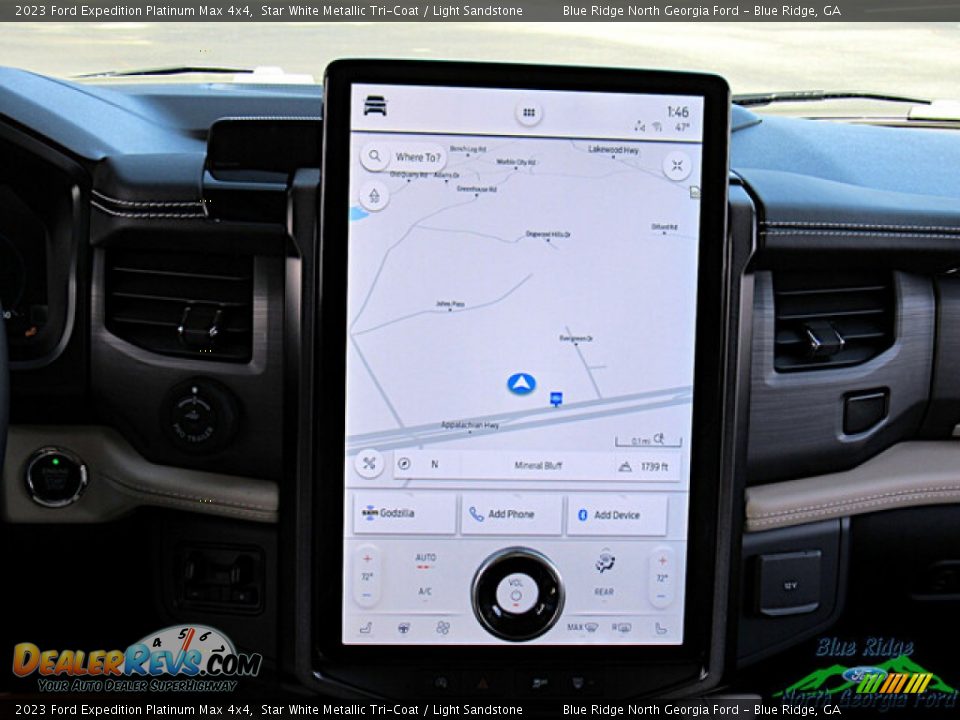Navigation of 2023 Ford Expedition Platinum Max 4x4 Photo #19