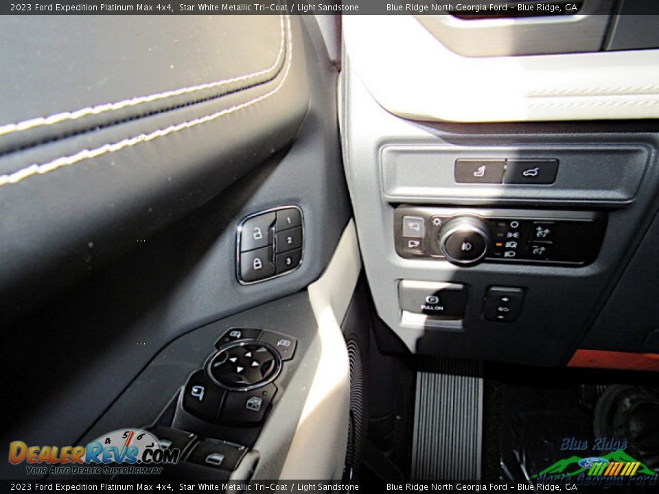 2023 Ford Expedition Platinum Max 4x4 Star White Metallic Tri-Coat / Light Sandstone Photo #23