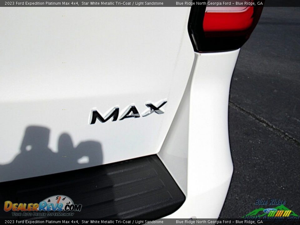 2023 Ford Expedition Platinum Max 4x4 Star White Metallic Tri-Coat / Light Sandstone Photo #33