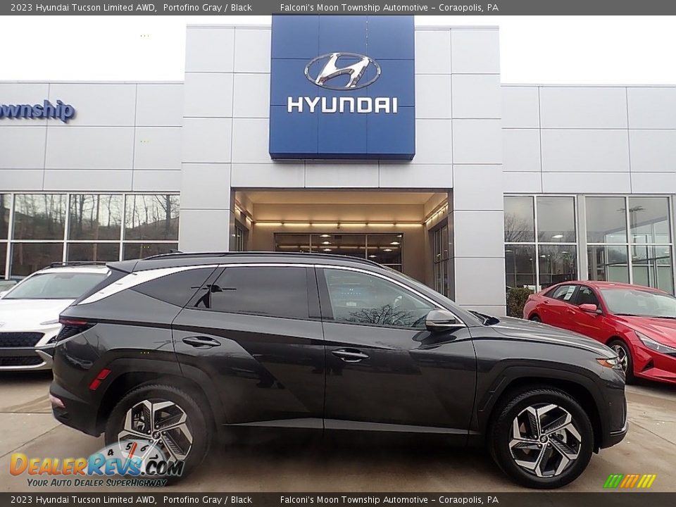 Portofino Gray 2023 Hyundai Tucson Limited AWD Photo #1