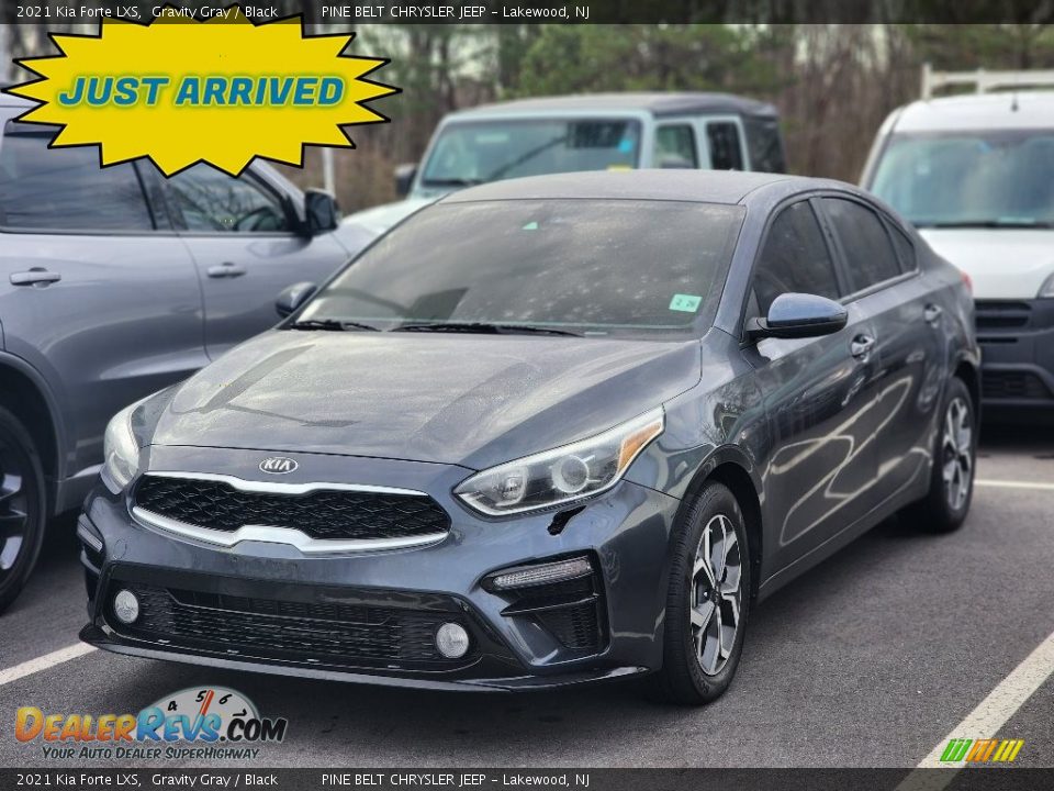 2021 Kia Forte LXS Gravity Gray / Black Photo #1