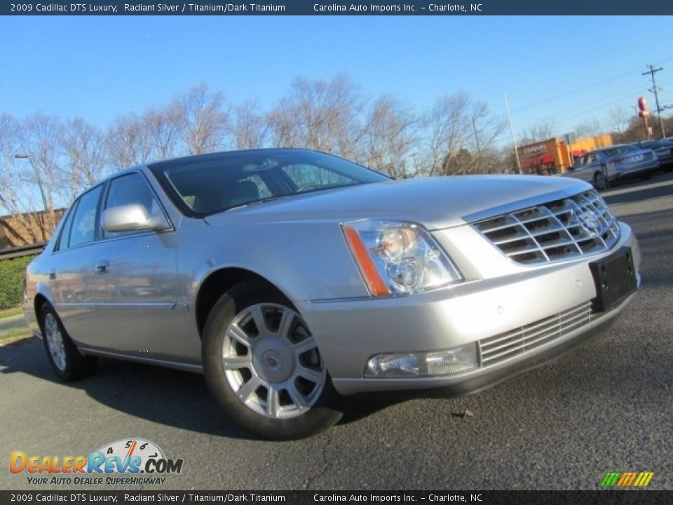 2009 Cadillac DTS Luxury Radiant Silver / Titanium/Dark Titanium Photo #1
