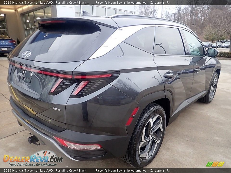 2023 Hyundai Tucson Limited AWD Portofino Gray / Black Photo #2