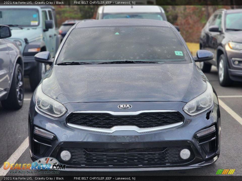 2021 Kia Forte LXS Gravity Gray / Black Photo #2