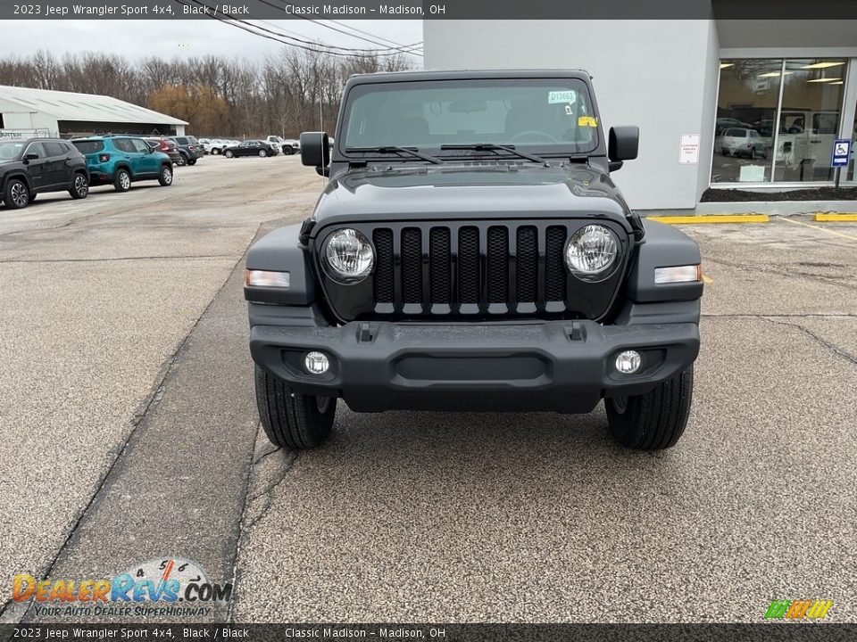 2023 Jeep Wrangler Sport 4x4 Black / Black Photo #2