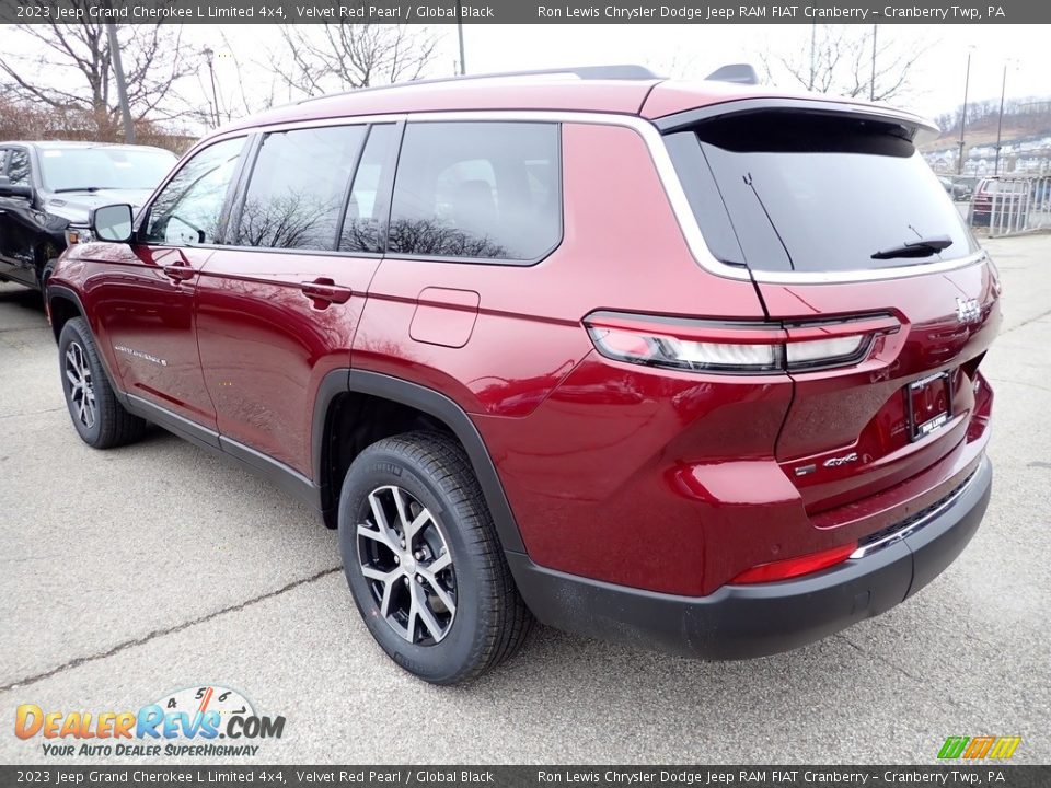 2023 Jeep Grand Cherokee L Limited 4x4 Velvet Red Pearl / Global Black Photo #3