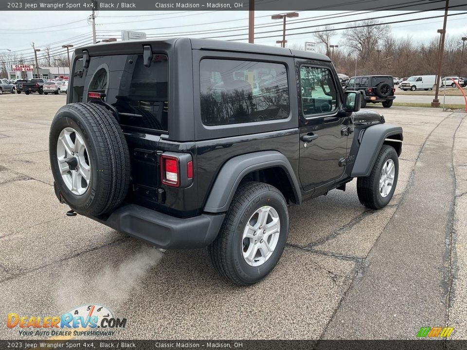 2023 Jeep Wrangler Sport 4x4 Black / Black Photo #4