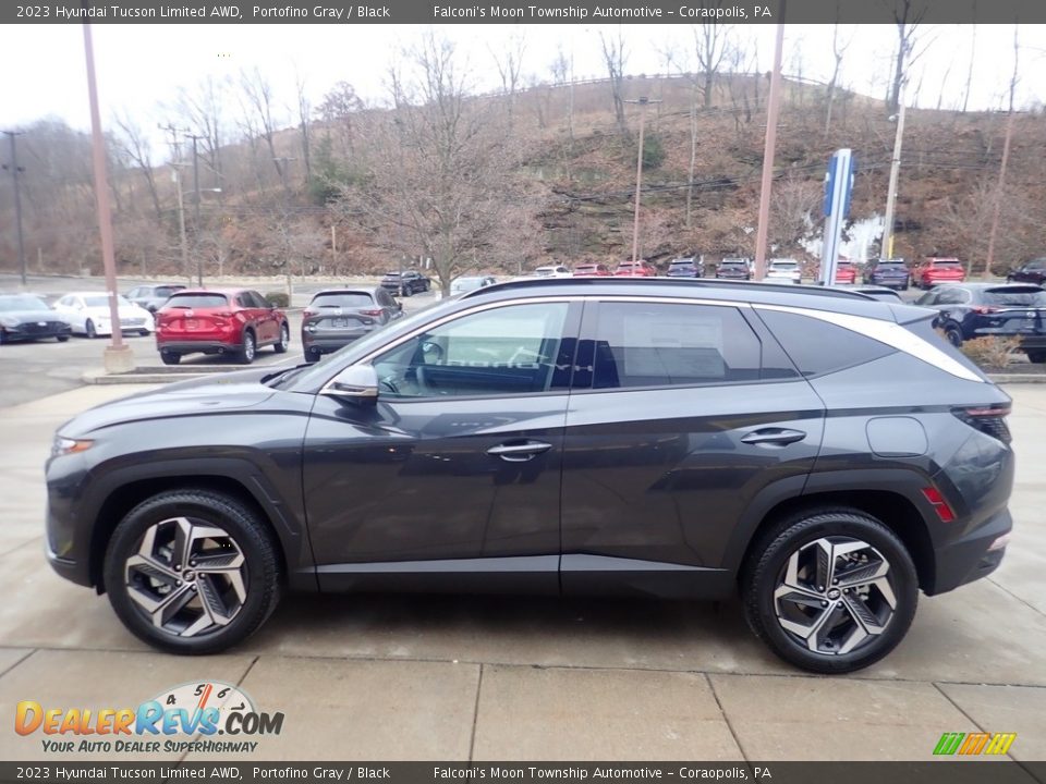 2023 Hyundai Tucson Limited AWD Portofino Gray / Black Photo #6