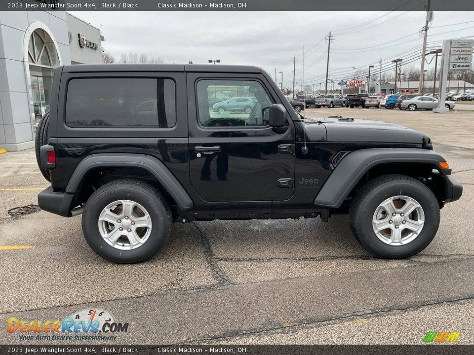 Black 2023 Jeep Wrangler Sport 4x4 Photo #5