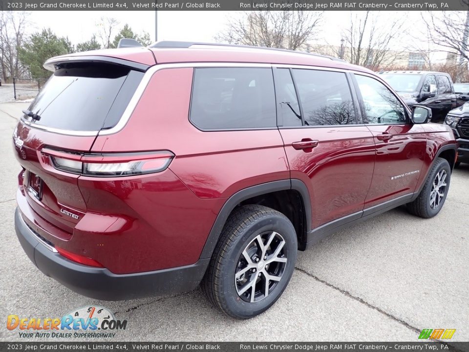 2023 Jeep Grand Cherokee L Limited 4x4 Velvet Red Pearl / Global Black Photo #5