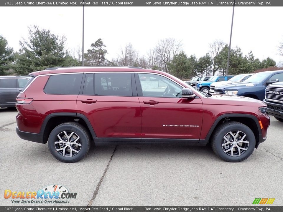 Velvet Red Pearl 2023 Jeep Grand Cherokee L Limited 4x4 Photo #6