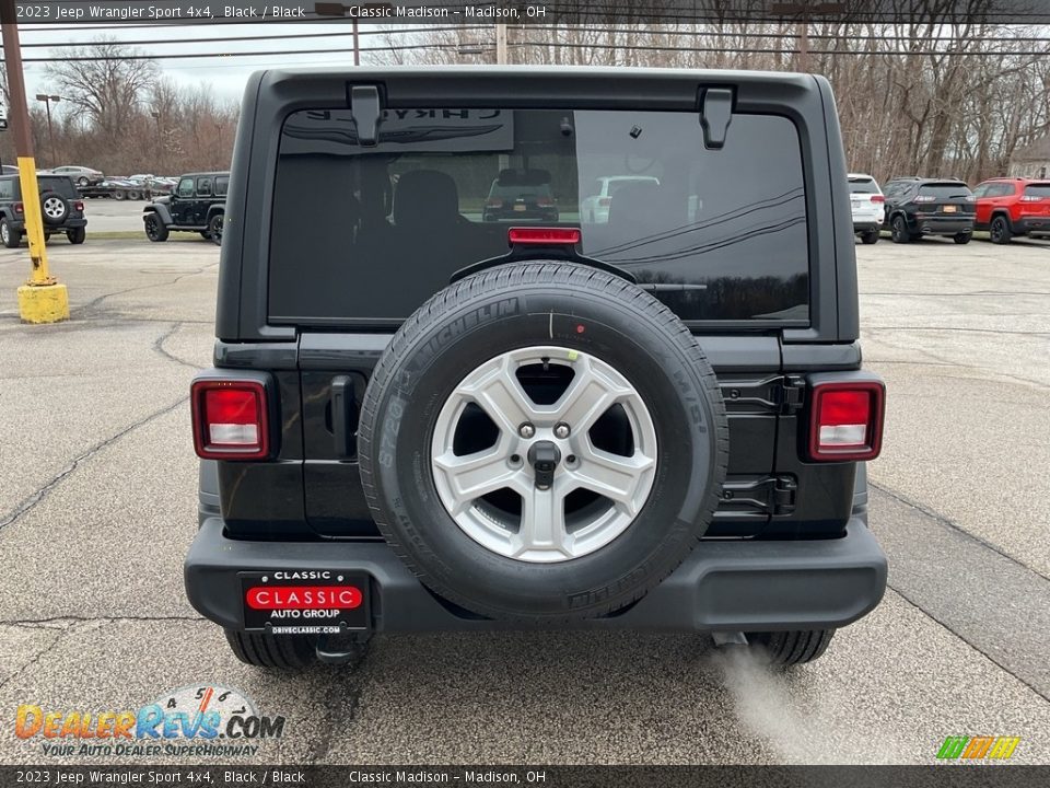 2023 Jeep Wrangler Sport 4x4 Black / Black Photo #6