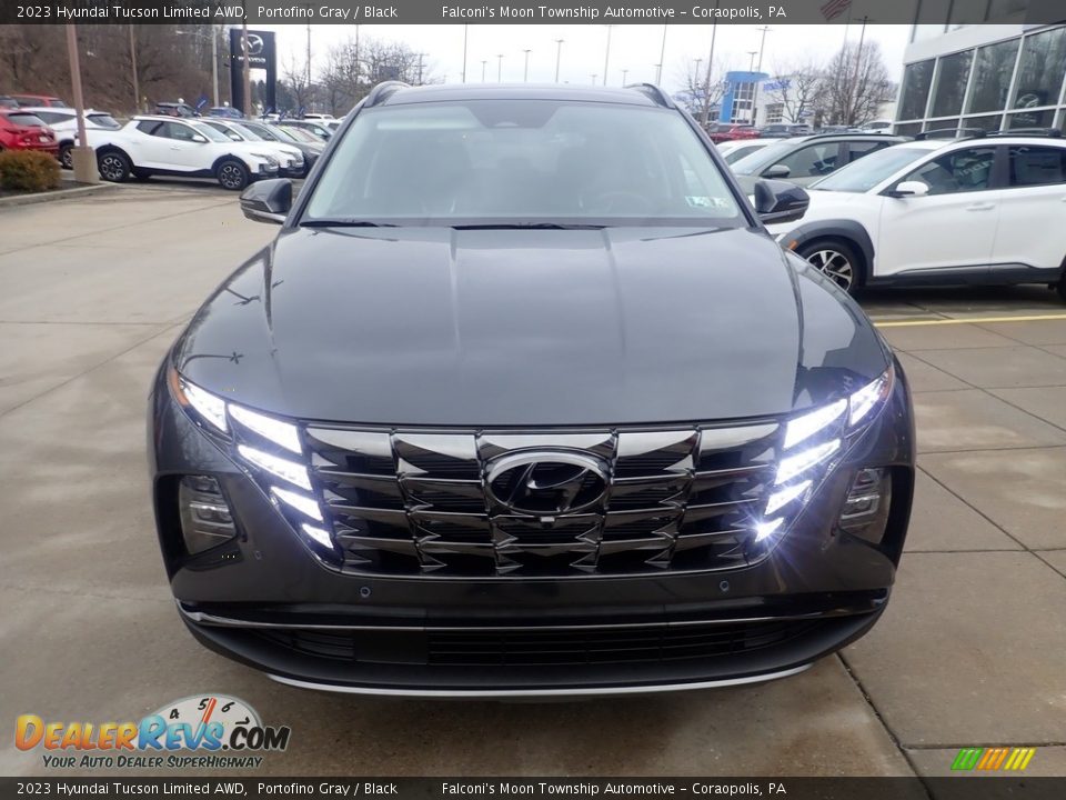2023 Hyundai Tucson Limited AWD Portofino Gray / Black Photo #8