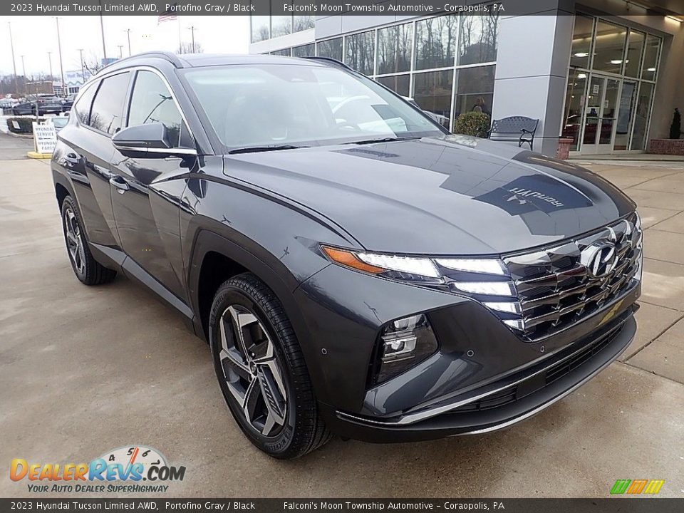 Portofino Gray 2023 Hyundai Tucson Limited AWD Photo #9